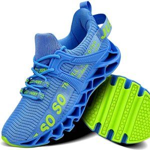 BLUE Women's Running Shoes Non Slip Athletic Tennis Walking Blade Type…